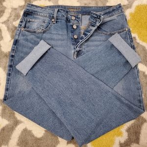 Maurices high rise boyfriend cut jeans